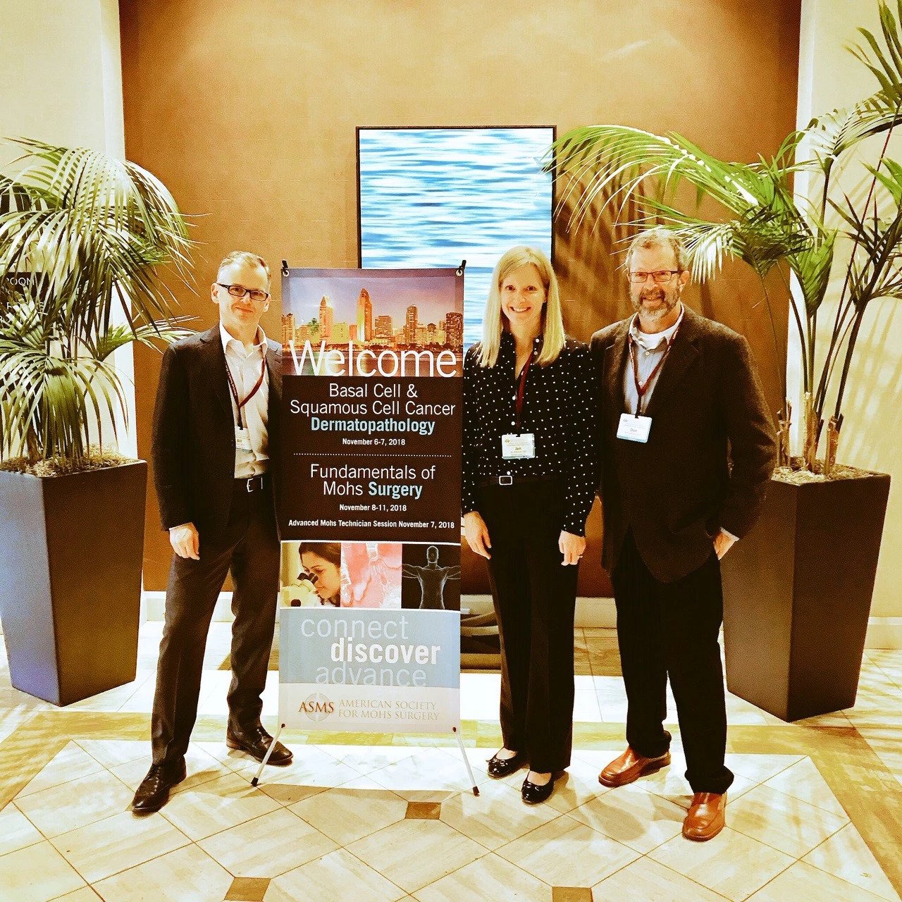 The SUTUREGARD® Medical, Inc. Cofounders at the Fundamentals of Mohs Surgery conference in San Diego